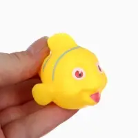 Новогодний набор игрушек для ванны, 6 шт, с пищалкой, Крошка Я