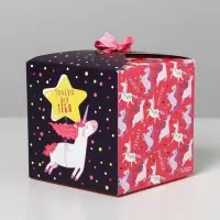 Коробка подарочная складная, упаковка, &laquo;Сюрприз&raquo;, 12 х 12 х 12 см