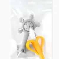 Набор силиконовых прорезывателей для зубов &laquo;Банан, погремушка&raquo;, 2 шт., Крошка Я