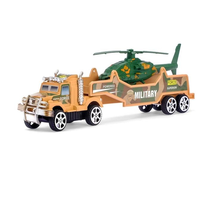 Грузовик инерционный &laquo;Трейлер&raquo;, со спецтехникой, МИКС