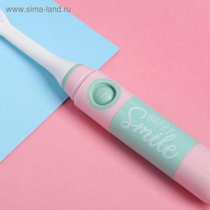 Зубная щётка детская электрическая &laquo;Улыбайся&raquo;, LP-005, 19,2 х 5,5 см.