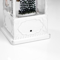 Фигура светодиодная «Новогодняя встреча», 28.4х10.4х10.4 см, музыка, батарейки ААх3 (не в комплекте), USB, свечение тёплое белое Фигура светодиодная «Новогодняя встреча», 28.4х10.4х10.4 см, музыка, батарейки ААх3 (не в комплекте), USB, свечение тёплое белое