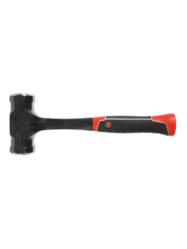 Кувалда ТУНДРА ПРОФИ, цельнокованая, двухкомпонентная рукоятка, магнит, 2 кг