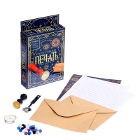 Набор для опытов для детей &laquo;Сургучная печать. Эзотерика&raquo;, штамп, сургуч, конверт для письма