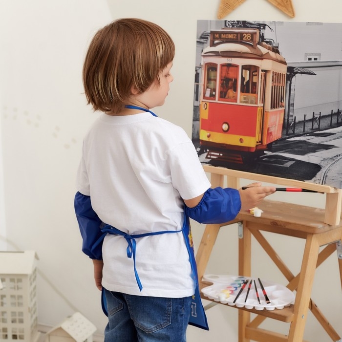 Фартук с нарукавниками детский PAW PATROL &laquo;Всегда готовы&raquo;, 49х39 см