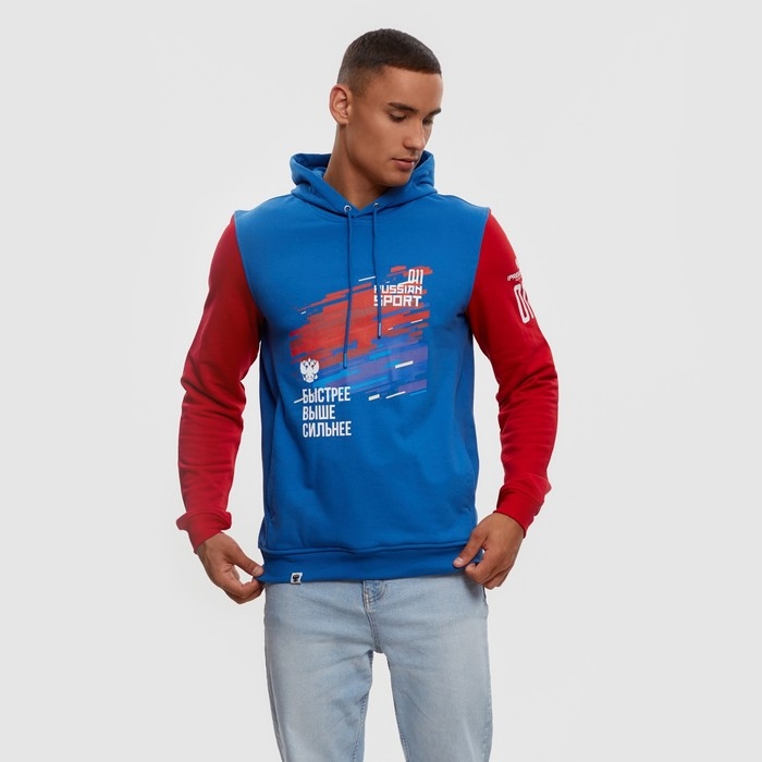 Худи President Спорт.Быстрее.Выше.Сильнее, размер XL, цвет красный