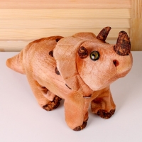 Мягкая музыкальная игрушка &laquo;Динозаврик&raquo;, 42 см, цвет бежевый