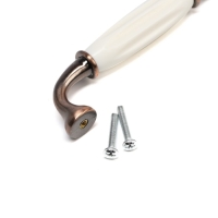 Ручка-скоба CAPPIO RSC012, пластик, м/о 128 мм, цвет медь, 4 шт.