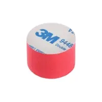 Накладка противоударная, d 2.5 см, красный, набор 6 штук