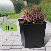 Горшок для рассады, 11 л, d = 25 см, h = 26 см, чёрный Горшок для рассады, 11 л, d = 25 см, h = 26 см, чёрный