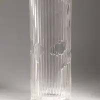 Ваза стекло настольная "Вигдис" 29,5х12 см, прозрачный