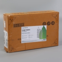 Подставка для цветов Greengo, 6 полок, 50 &times; 25 &times; 110 см, напольная, бамбук, белая