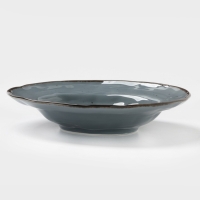 Тарелка глубокая Magistro "Alpine Frost" 23см 23х22,7х5 цвет синий