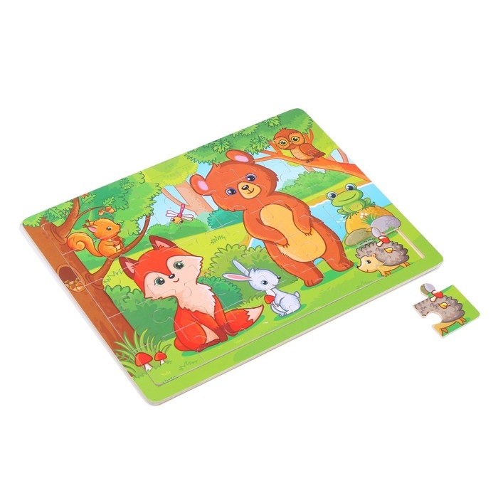 Пазл большой &laquo;Лес&raquo;, 30 элементов