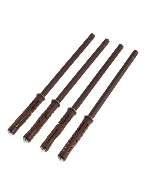 Менсолодержатель - полкодержатель ТУНДРА, 10х145, скрытый, набор 4 шт