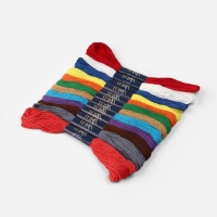 Набор ниток мулине хлопок 8&plusmn;1м (наб 12шт цена за наб) №19 TR