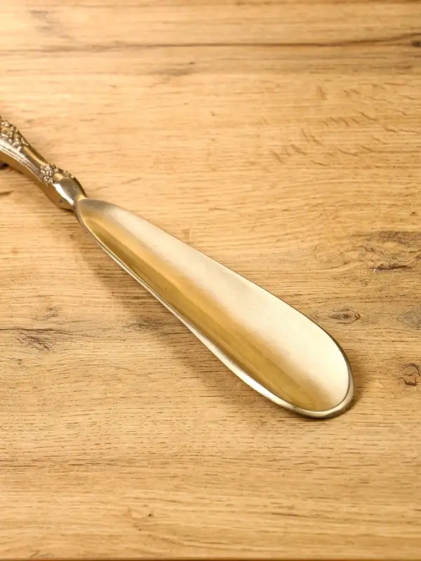 Ложка для обуви "Фамилия" латунь 31 см