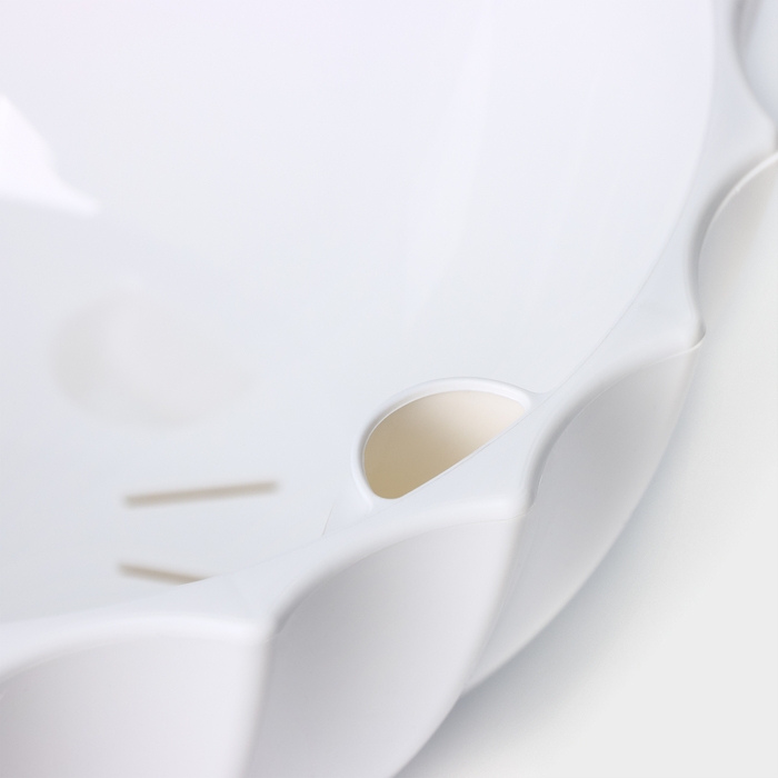 Кашпо для цветов с автополивом &laquo;Ракушка&raquo;, 2,4 л, цвет белый