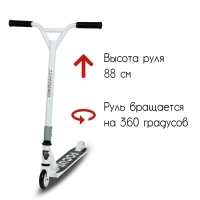 Самокат-снегокат 2 в 1 GRAFFITI, трюковый