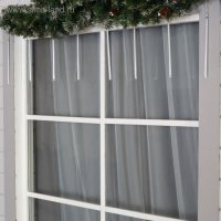 Гирлянда «Сосульки» 2.5 × 0.3 м, IP65, прозрачная нить, 192 LED, свечение мульти с эффектом стекания, 12 В Гирлянда «Сосульки» 2.5 × 0.3 м, IP65, прозрачная нить, 192 LED, свечение мульти с эффектом стекания, 12 В