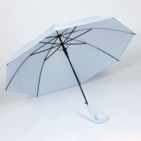 Зонт - трость полуавтоматический &laquo;Пастель&raquo;, 8 спиц, R = 47/55 см, D = 110 см, цвет МИКС