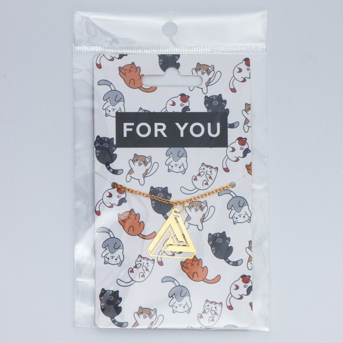 Подвеска на шею &laquo;Котики&raquo;, на цепочке 40 см