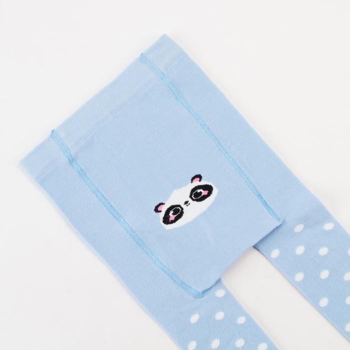Колготки Крошка Я «Панда», цвет голубой, рост 74-80 см Колготки Крошка Я «Панда», цвет голубой, рост 74-80 см