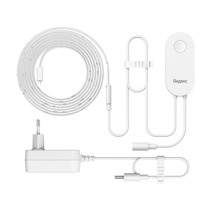 Светодиодная лента Яндекс YNDX-00544,3 м,Wi-FI,Matter,IP65,250лм/м,24 LED/м,RGB, контроллер Светодиодная лента Яндекс YNDX-00544,3 м,Wi-FI,Matter,IP65,250лм/м,24 LED/м,RGB, контроллер
