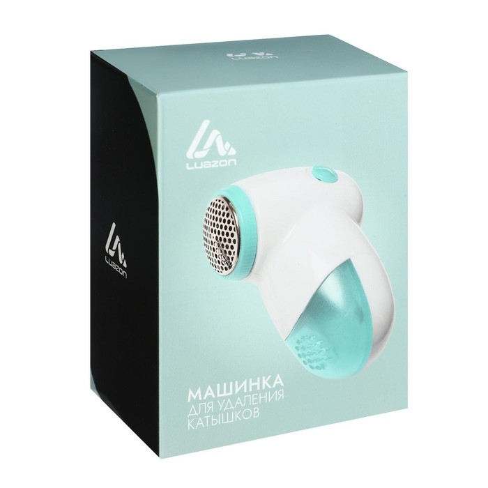 Машинка для удаления катышков Luazon LUK-02, 2хАА (не в комплекте), голубая, Машинка для удаления катышков Luazon LUK-02, 2хАА (не в комплекте), голубая,