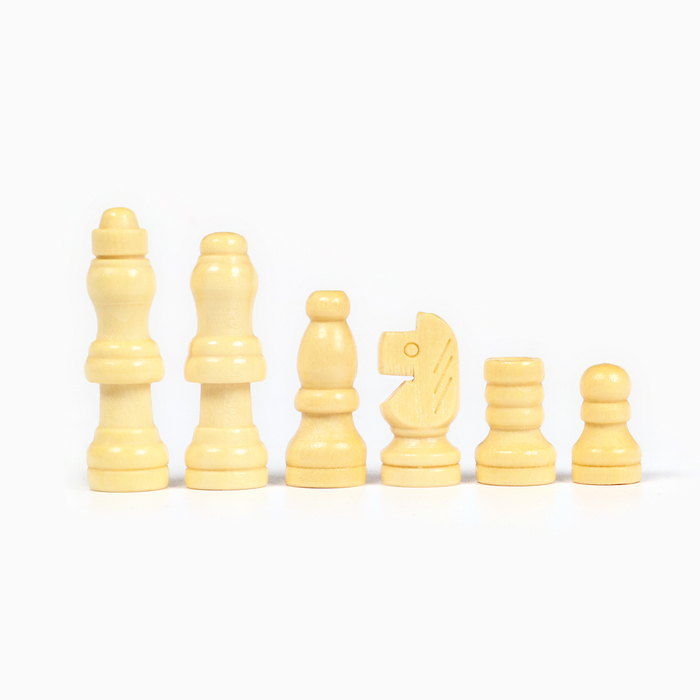 Набор 4 в 1: шахматы, домино, 2 колоды карт, 25 х 25 см