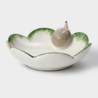 Блюдо керамическое сервировочное &laquo;Ёжик&raquo;, 13,3&times;13&times;5,5 см