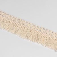 Тесьма декоративная «Бахрома», 35 мм, 10 ± 1 м, цвет бежевый Тесьма декоративная «Бахрома», 35 мм, 10 ± 1 м, цвет бежевый