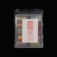 Набор фольги для ногтей &laquo;NUDE&raquo;, 4 &times; 40 см, 10 шт, в пластиковом органайзере