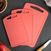 Набор разделочных досок, 3 шт: 24&times;15 см, 28&times;18 см, 32&times;20 см, цвет МИКС