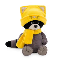 Мягкая игрушка &laquo;Енотик Дэнни&raquo; в шапке котёнка 20 см