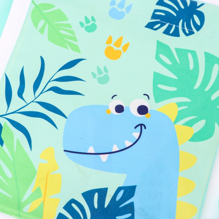 Сумка детская «Дино», 35 × 30 см, цвет бирюзовый Сумка детская «Дино», 35 × 30 см, цвет бирюзовый