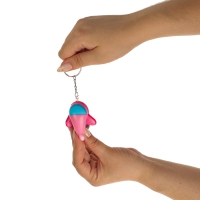 Мялка-сквиш &laquo;Самолетик&raquo;, на брелоке, цвета МИКС