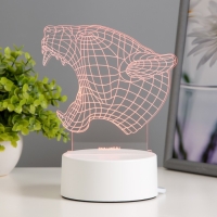 Светильник "Львица" LED RGB от сети 13,7х9,5х12,8 см RISALUX