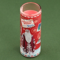 Новогодняя свеча в колбе &laquo;Дед Мороз&raquo;, аромат корица