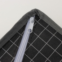 Органайзер для хранения белья Доляна &laquo;Кло&raquo;, 8 ячеек, 28&times;14&times;10 см, цвет чёрный