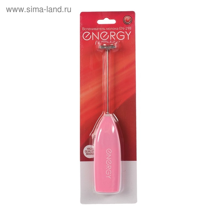 Капучинатор ENERGY EN-298, от батареек, розовый Капучинатор ENERGY EN-298, от батареек, розовый