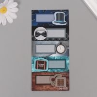 Наклейка с объёмным элементом "Джентльмен" 7х15,2 см Наклейка с объёмным элементом "Джентльмен" 7х15,2 см