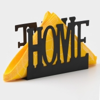 Салфетница Доляна Home, 15&times;4&times;10 см, цвет чёрный