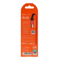 Кабель Hoco X38, USB - Type-C, 3 A, 1 м, нейлон, красный Кабель Hoco X38, USB - Type-C, 3 A, 1 м, нейлон, красный