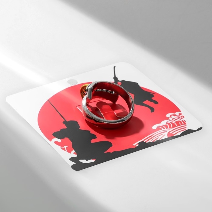 Кольцо «Япония» закруглённая катана, чернёное серебро + чернёное золото, 22 размер Кольцо «Япония» закруглённая катана, чернёное серебро + чернёное золото, 22 размер