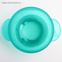 Набор детской посуды, 3 предмета: миска на присоске 330 мл, крышка, ложка, от 5 мес., цвета МИКС Набор детской посуды, 3 предмета: миска на присоске 330 мл, крышка, ложка, от 5 мес., цвета МИКС