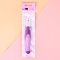 Вспарыватель с прорезиненной ручкой, 13 см, цвет фиолетовый