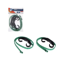 Резинка для крепления багажа Nova Bright, 80 см, пластиковые крючки, набор 2 шт Резинка для крепления багажа Nova Bright, 80 см, пластиковые крючки, набор 2 шт