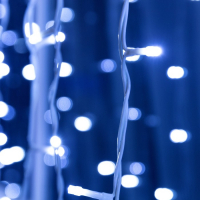 Гирлянда &laquo;Занавес&raquo; 2 &times; 3 м, IP44, УМС, белая нить, 760 LED, свечение белое, 220 В