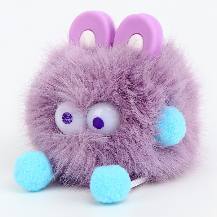 Мягкая игрушка &laquo;Пушистик с ушками&raquo; на брелоке, 10 см, цвет МИКС